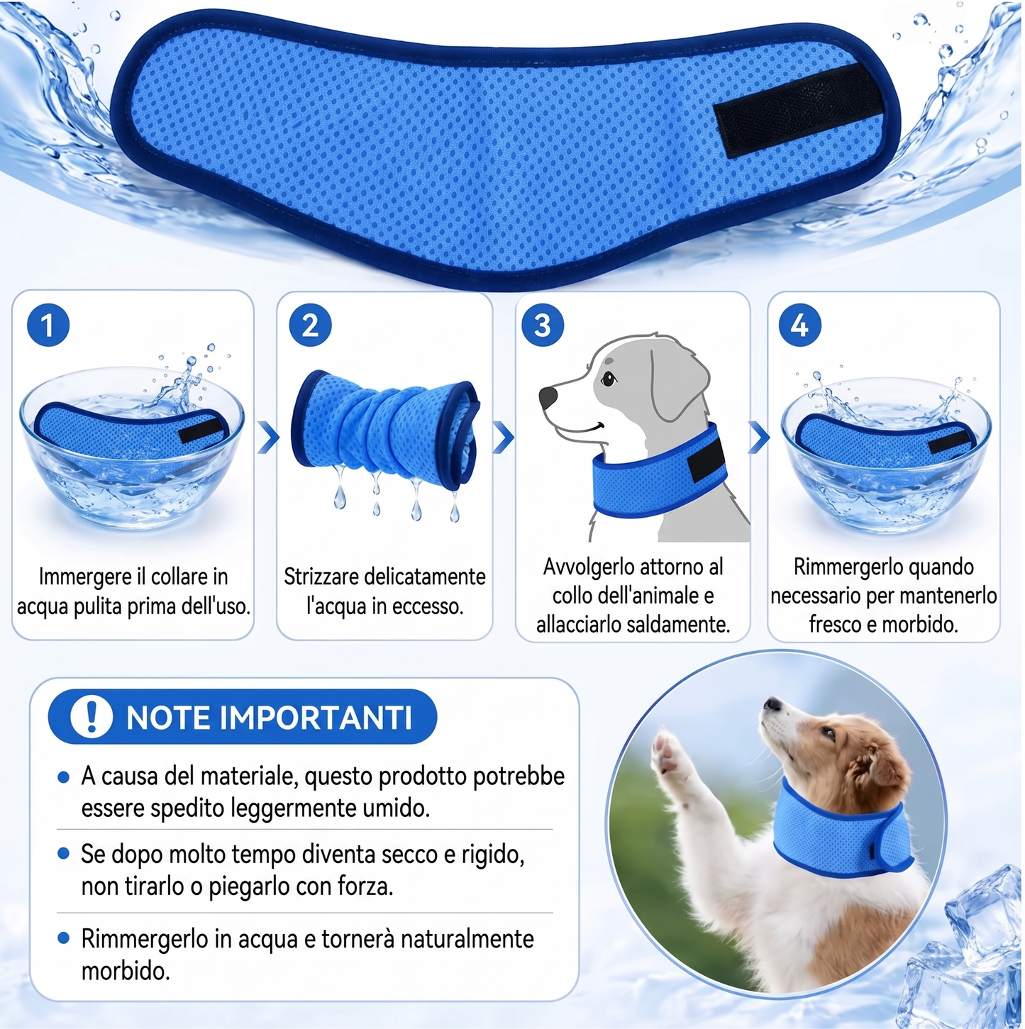 Collare Refrigerante Cani