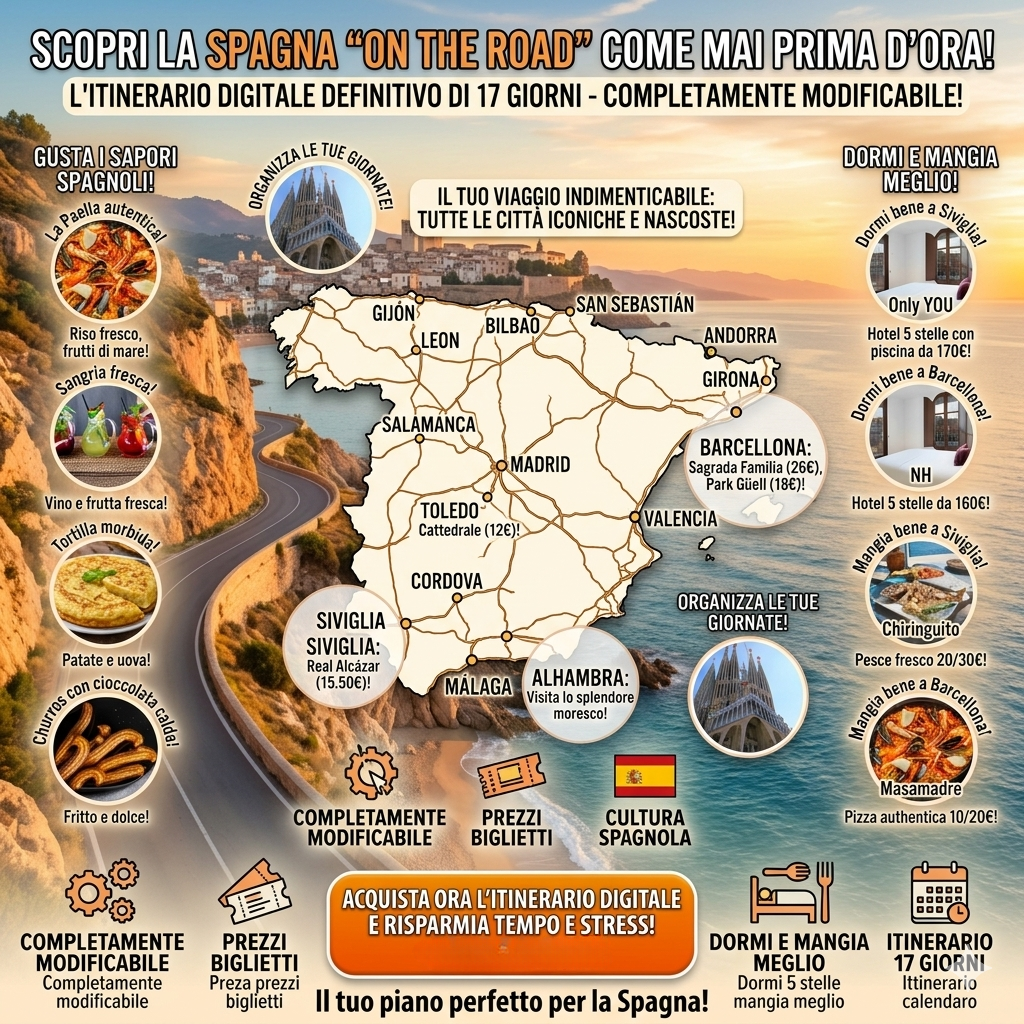 Guida di viaggio - Spagna on the road (in formato digitale)
