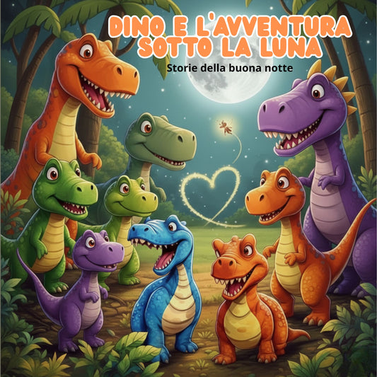 Dino e l'Avventura Sotto la Luna: Una Dolce Fiaba della Buonanotte.