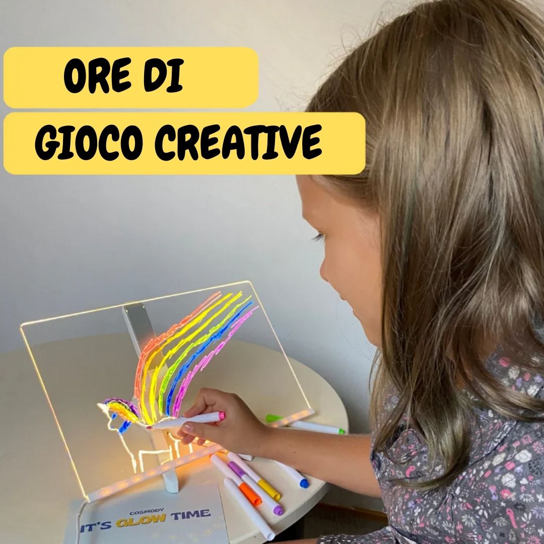 Tavola da disegno con LED magici - Saldi del 50%